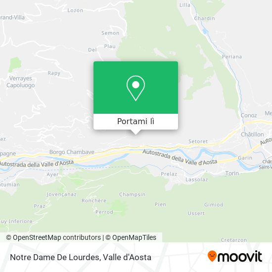 Mappa Notre Dame De Lourdes