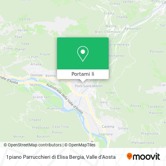 Mappa 1piano Parrucchieri di Elisa Bergia