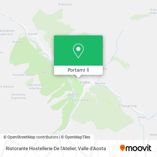 Mappa Ristorante Hostellerie De l'Atelier