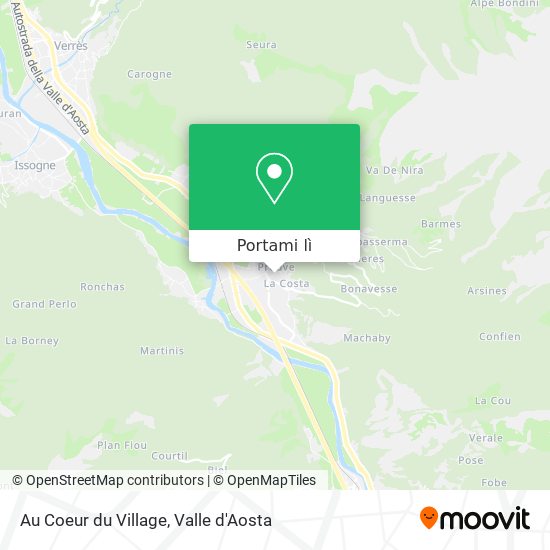 Mappa Au Coeur du Village