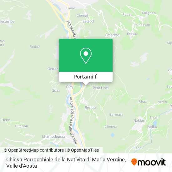 Mappa Chiesa Parrocchiale della Nativita di Maria Vergine