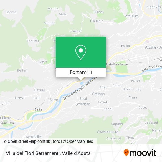 Mappa Villa dei Fiori Serramenti