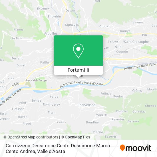 Mappa Carrozzeria Dessimone Cento Dessimone Marco Cento Andrea