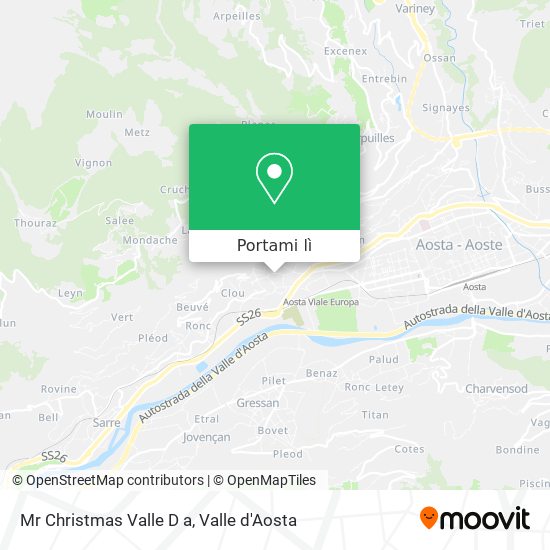 Mappa Mr Christmas Valle D a