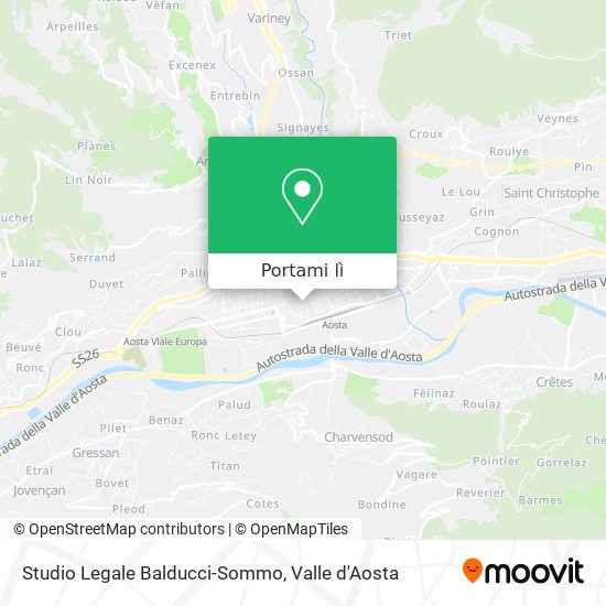 Mappa Studio Legale Balducci-Sommo