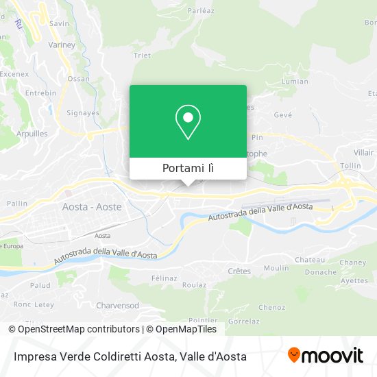 Mappa Impresa Verde Coldiretti Aosta