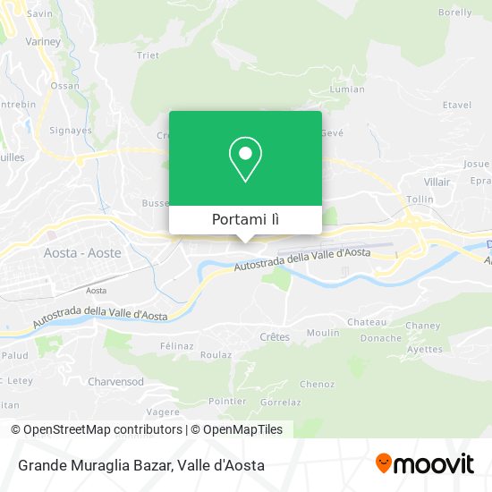 Mappa Grande Muraglia Bazar