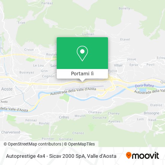 Mappa Autoprestige 4x4 - Sicav 2000 SpA