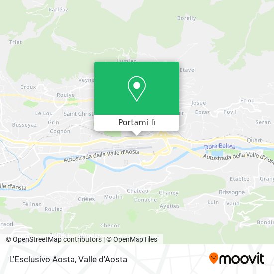 Mappa L'Esclusivo Aosta