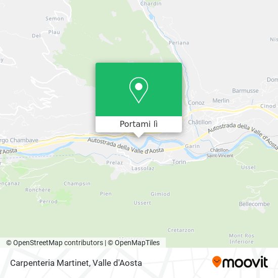 Mappa Carpenteria Martinet