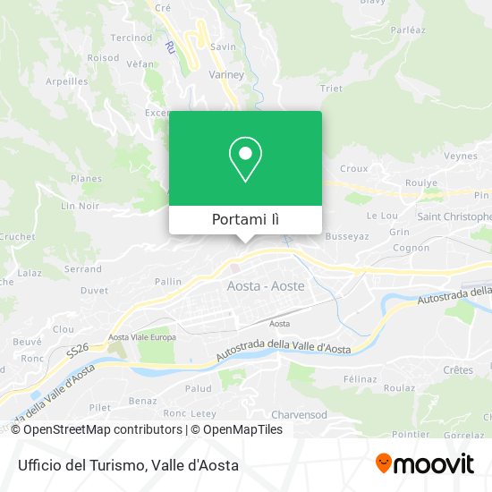 Mappa Ufficio del Turismo