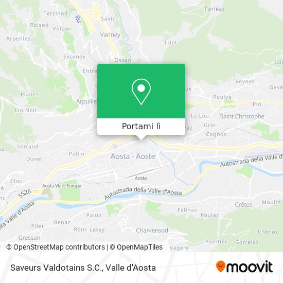 Mappa Saveurs Valdotains S.C.