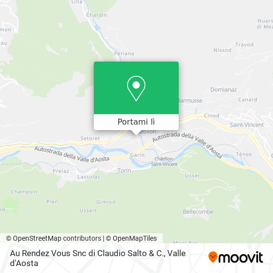 Mappa Au Rendez Vous Snc di Claudio Salto & C.