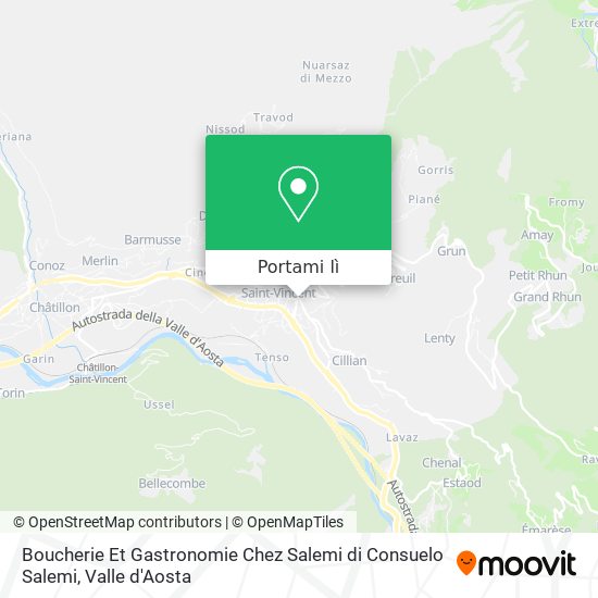 Mappa Boucherie Et Gastronomie Chez Salemi di Consuelo Salemi