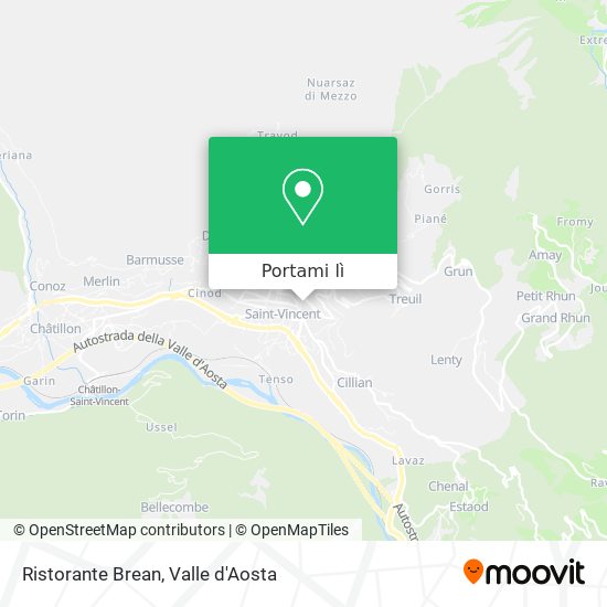 Mappa Ristorante Brean