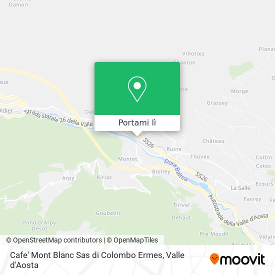 Mappa Cafe' Mont Blanc Sas di Colombo Ermes