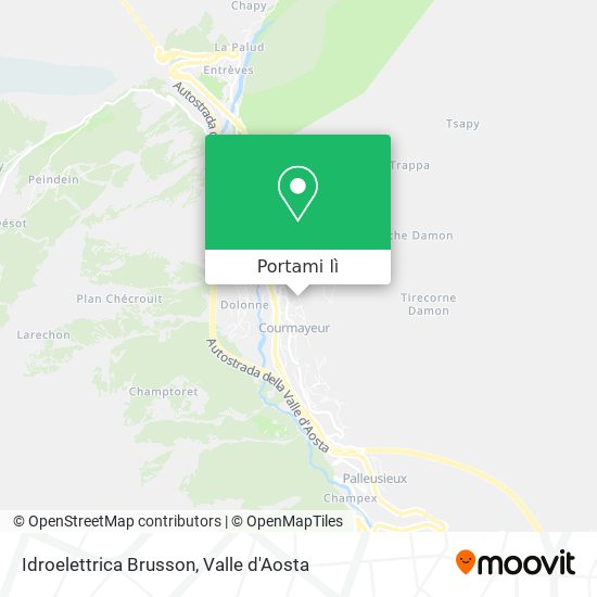 Mappa Idroelettrica Brusson