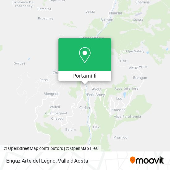 Mappa Engaz Arte del Legno