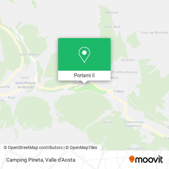 Mappa Camping Pineta