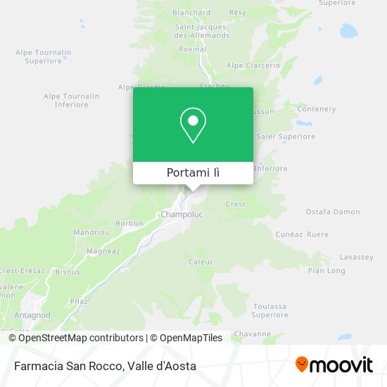 Mappa Farmacia San Rocco