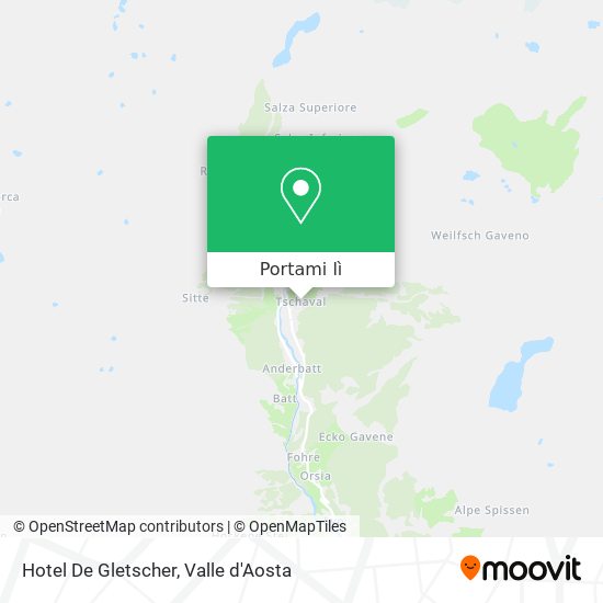 Mappa Hotel De Gletscher