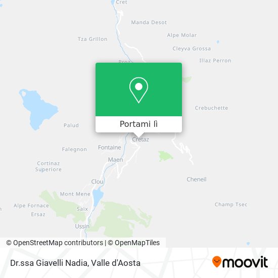 Mappa Dr.ssa Giavelli Nadia