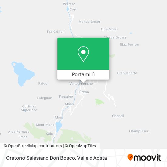 Mappa Oratorio Salesiano Don Bosco
