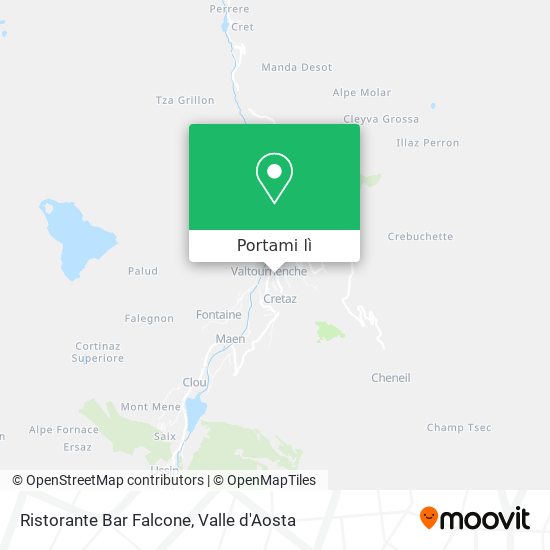 Mappa Ristorante Bar Falcone