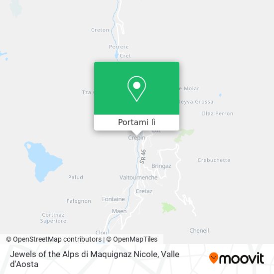 Mappa Jewels of the Alps di Maquignaz Nicole