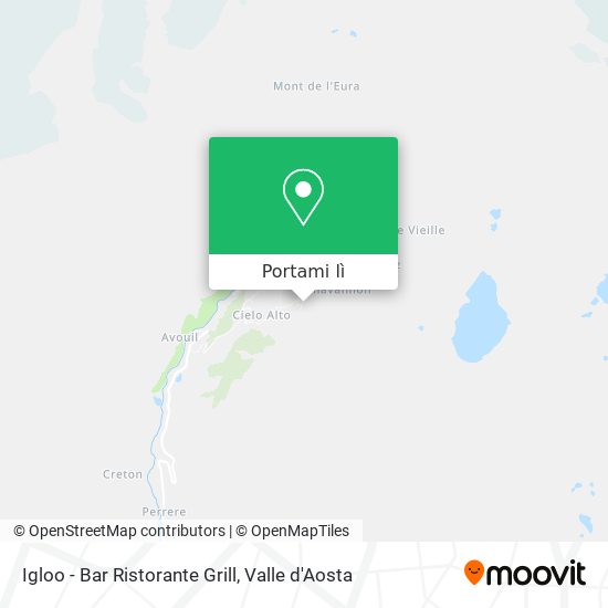 Mappa Igloo - Bar Ristorante Grill