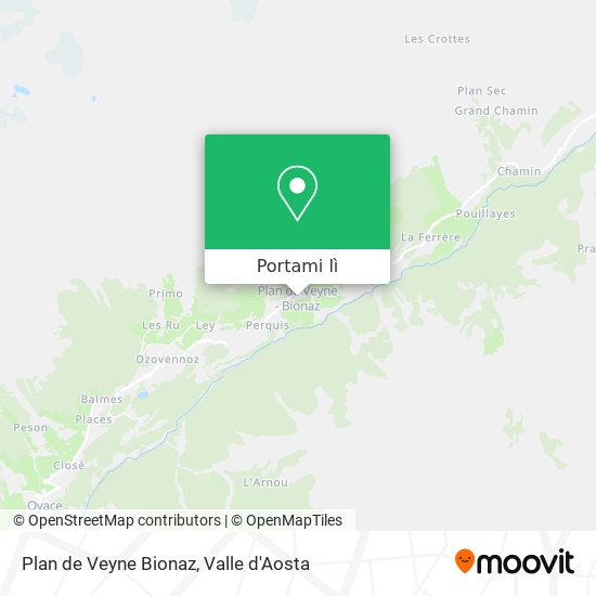 Mappa Plan de Veyne Bionaz