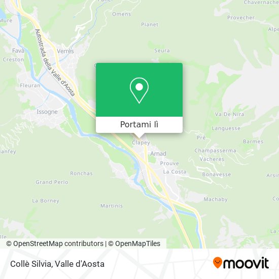 Mappa Collè Silvia