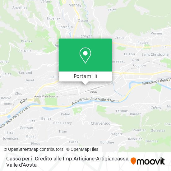 Mappa Cassa per il Credito alle Imp.Artigiane-Artigiancassa