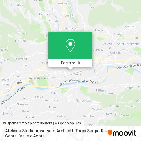 Mappa Atelier a Studio Associato Architetti Togni Sergio R. e Gastal