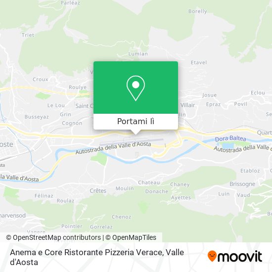 Mappa Anema e Core Ristorante Pizzeria Verace