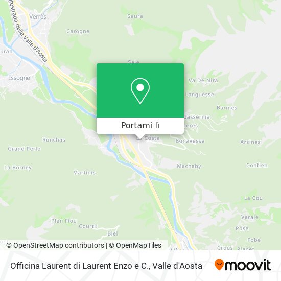 Mappa Officina Laurent di Laurent Enzo e C.