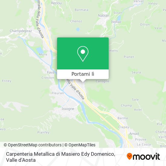 Mappa Carpenteria Metallica di Masiero Edy Domenico