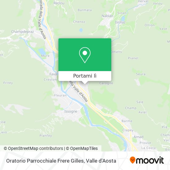 Mappa Oratorio Parrocchiale Frere Gilles