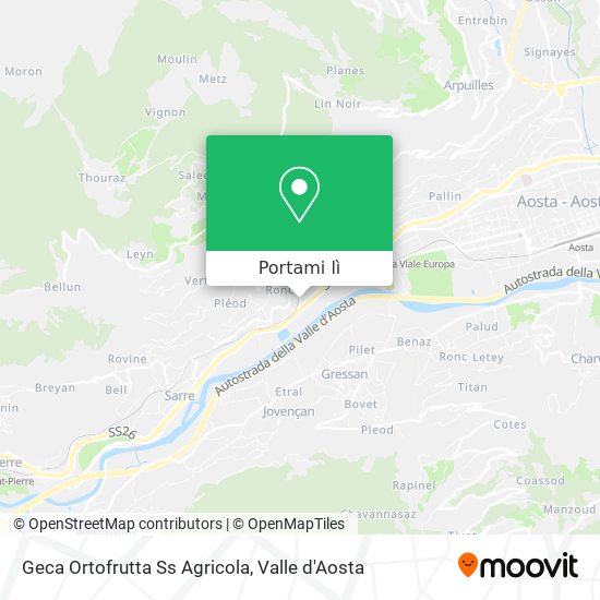 Mappa Geca Ortofrutta Ss Agricola