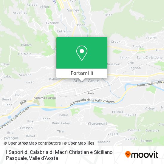 Mappa I Sapori di Calabria di Macrì Christian e Siciliano Pasquale