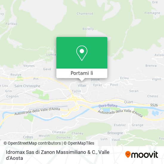 Mappa Idromax Sas di Zanon Massimiliano & C.