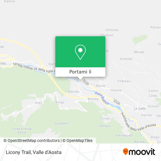 Mappa Licony Trail
