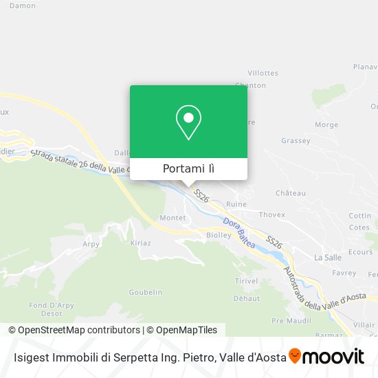 Mappa Isigest Immobili di Serpetta Ing. Pietro
