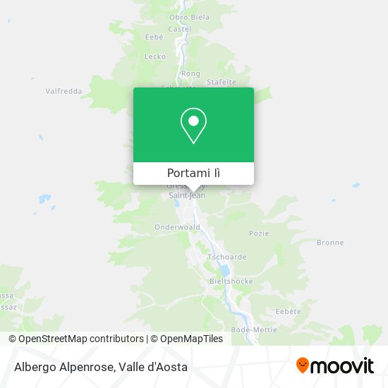 Mappa Albergo Alpenrose