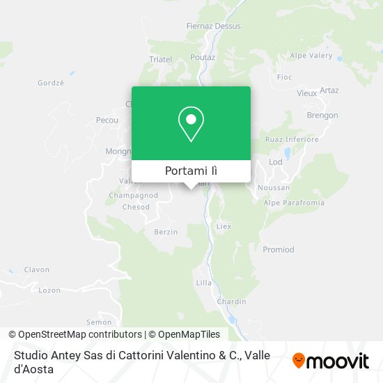 Mappa Studio Antey Sas di Cattorini Valentino & C.