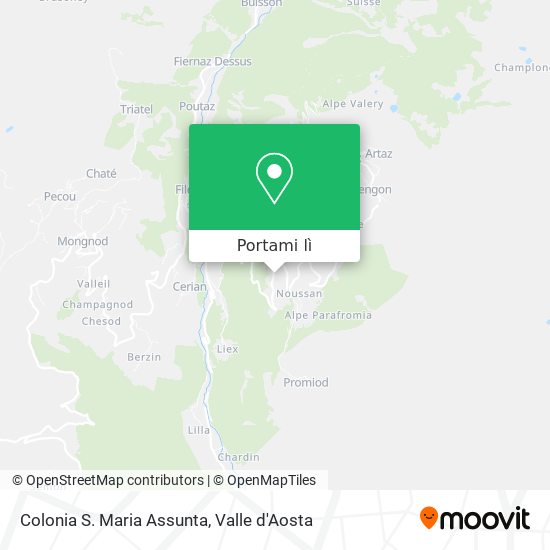 Mappa Colonia S. Maria Assunta