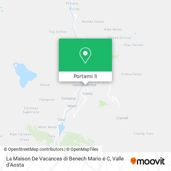 Mappa La Maison De Vacances di Benech Mario e C