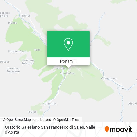 Mappa Oratorio Salesiano San Francesco di Sales