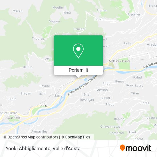 Mappa Yooki Abbigliamento