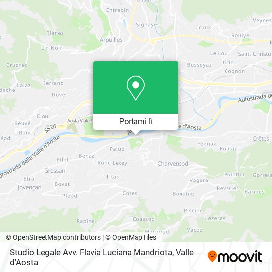 Mappa Studio Legale Avv. Flavia Luciana Mandriota